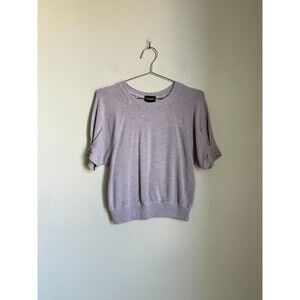 Monrow Puff Sleeve Sweatshirt in Lavender Size XS